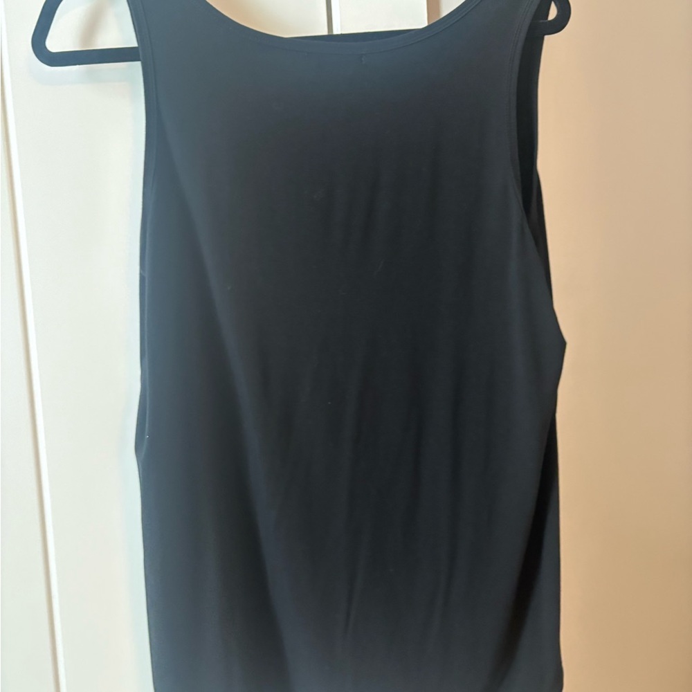 EmmyDeveaux Boyfriend Black Tank Top